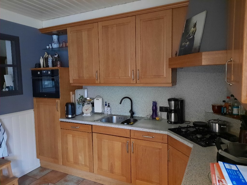 landelijke hoekkeuken, Huis en Inrichting, Keuken | Complete keukens, Ophalen, Gebruikt, Overige kleuren, Hoekkeuken