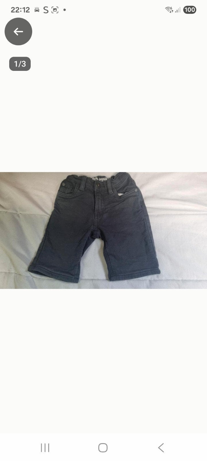 Kids Squad donkere zomerbroek maat 110, Ophalen of Verzenden, Gebruikt, Jongen, Broek