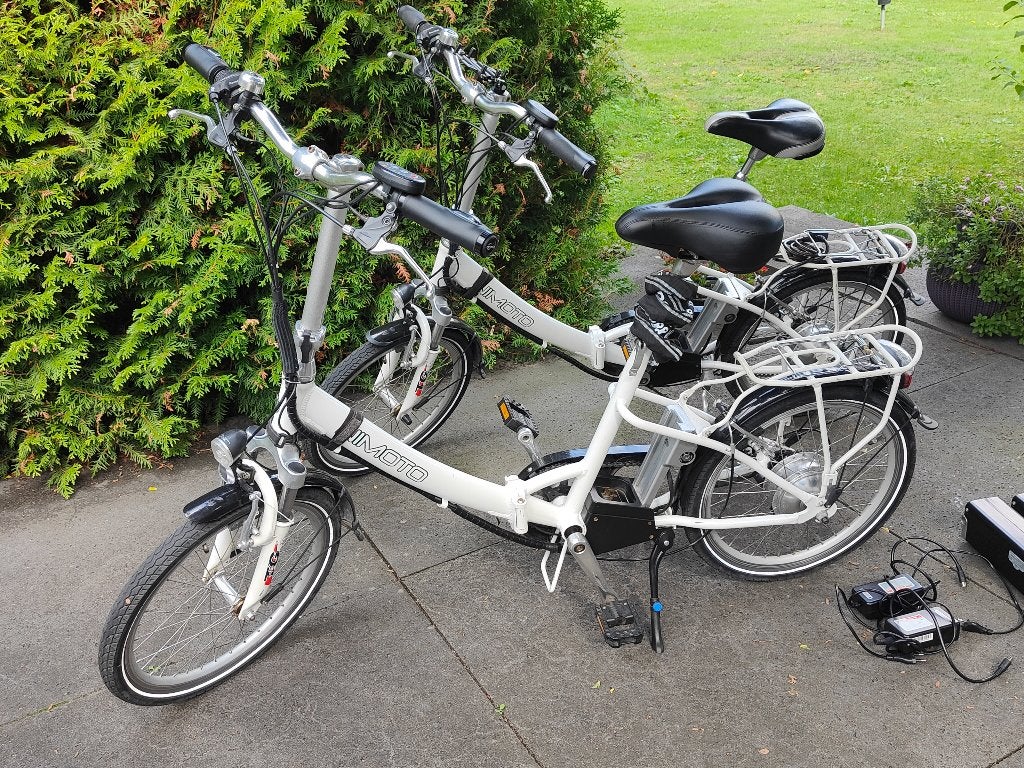 2x Nimoto Handy Elecktrische Vouwfiets {ZEER NETTE STAAT} !, Minder dan 30 km per accu, Gebruikt, Minder dan 47 cm, Ophalen