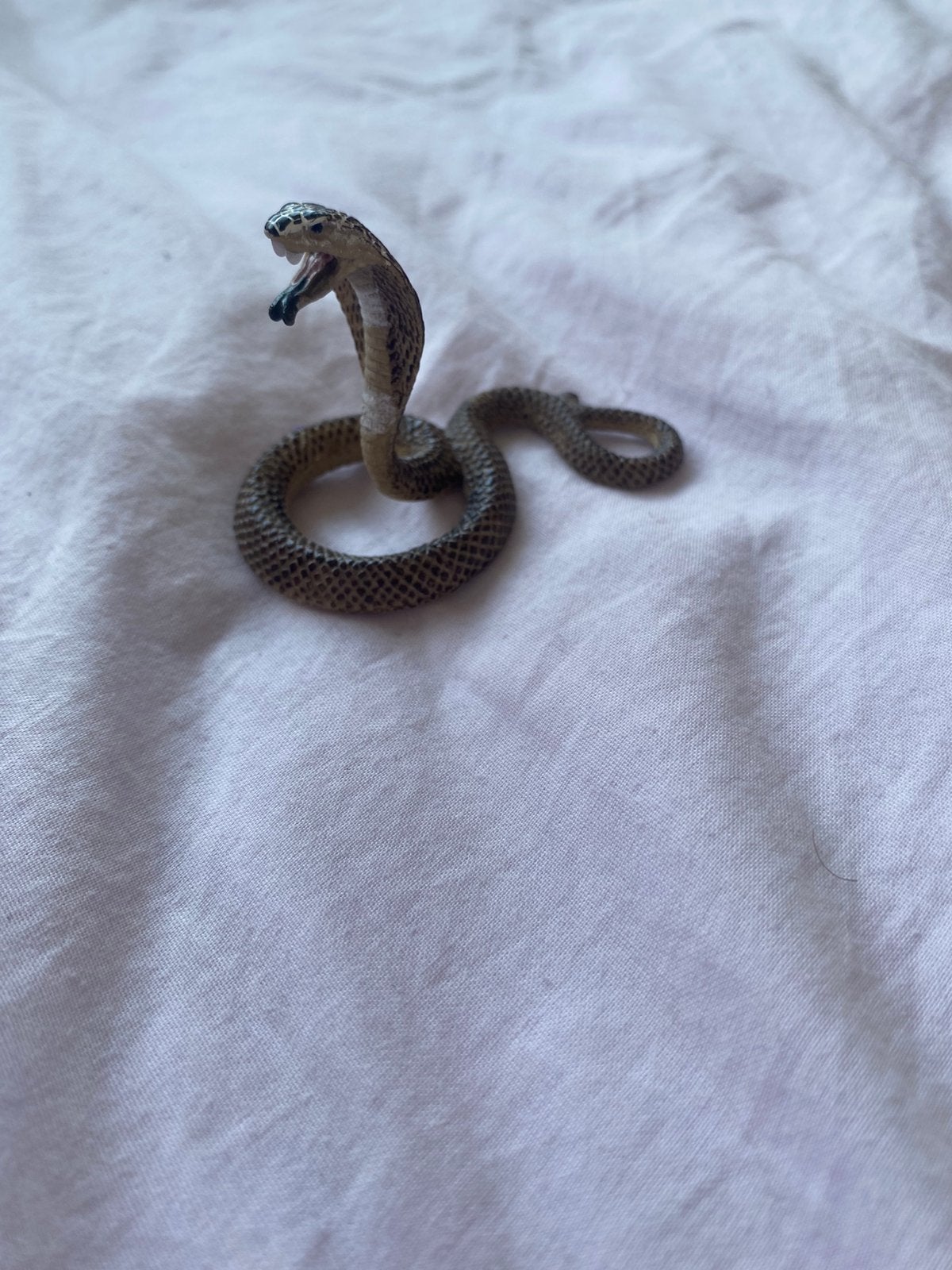 Schleich slang cobra, Verzenden, Zo goed als nieuw, Reptiel of Amfibie, Beeldje of Figuurtje
