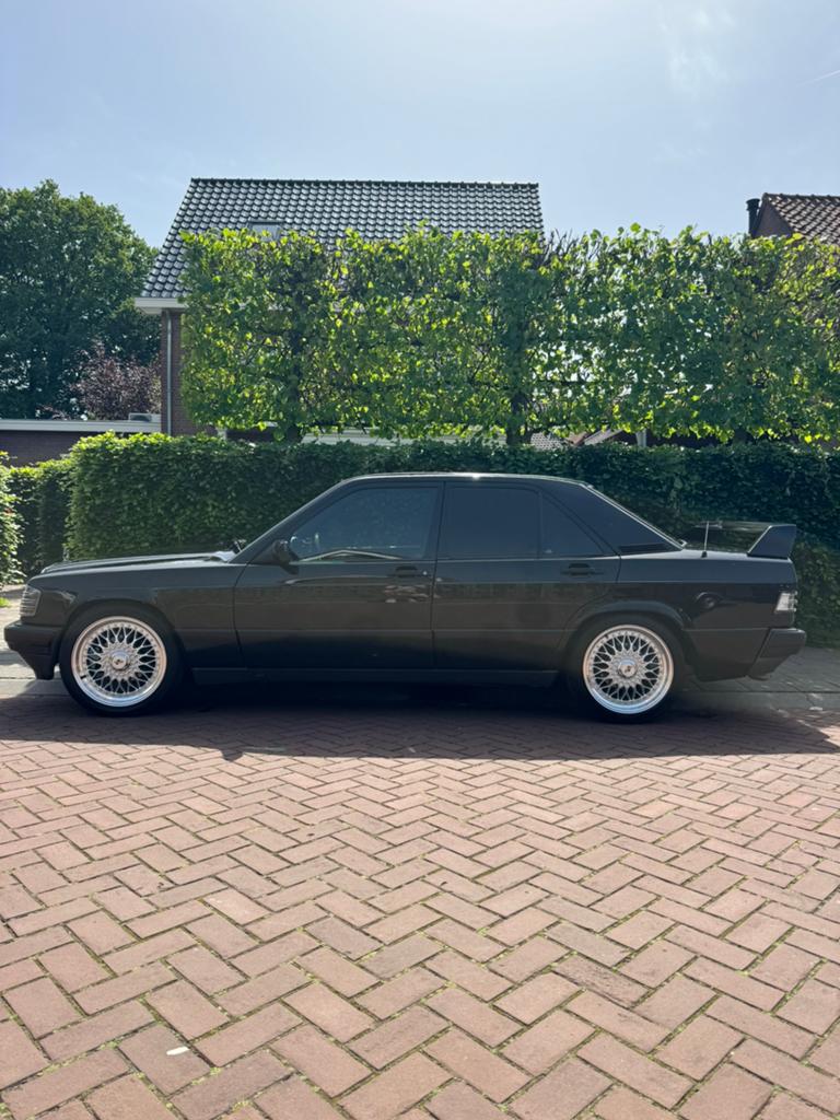Mercedes-Benz 190-Serie 1.8 E U9 1992 Zwart, Auto's, Mercedes-Benz, Achterwielaandrijving, 4 cilinders, Zwart, Handgeschakeld