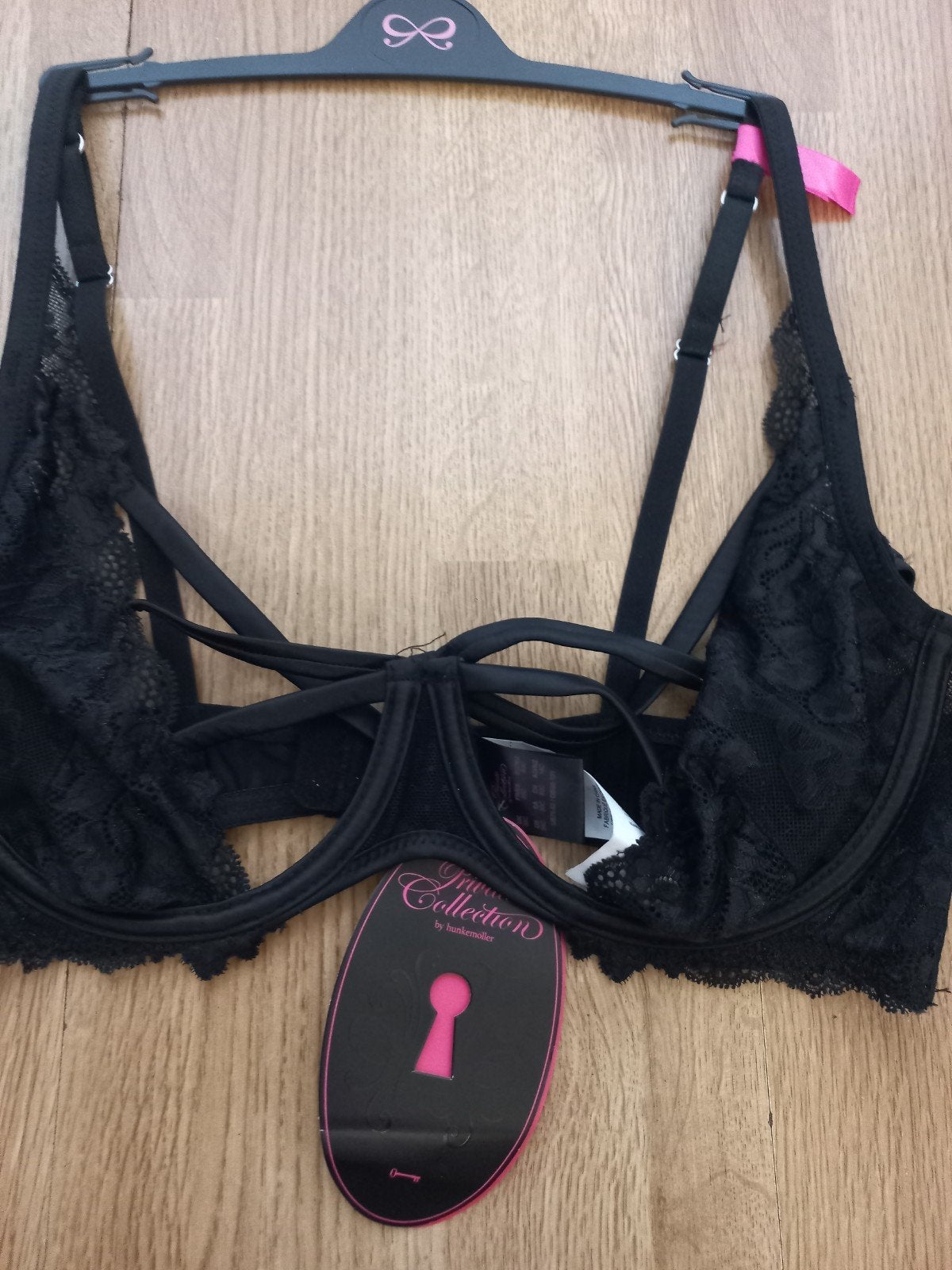 Hunkemoller BH maat 80C, Ophalen of Verzenden, Zwart, BH