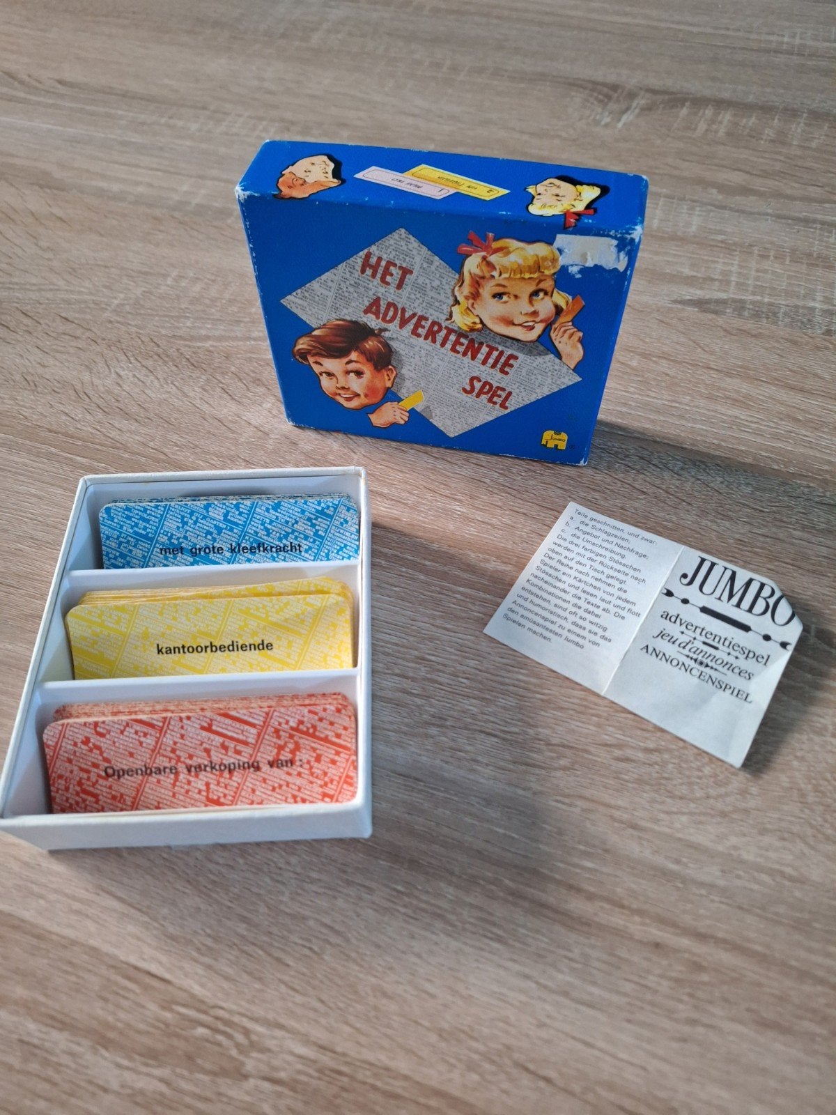 Het Advertentiespel, Ophalen of Verzenden, Zo goed als nieuw, Jumbo