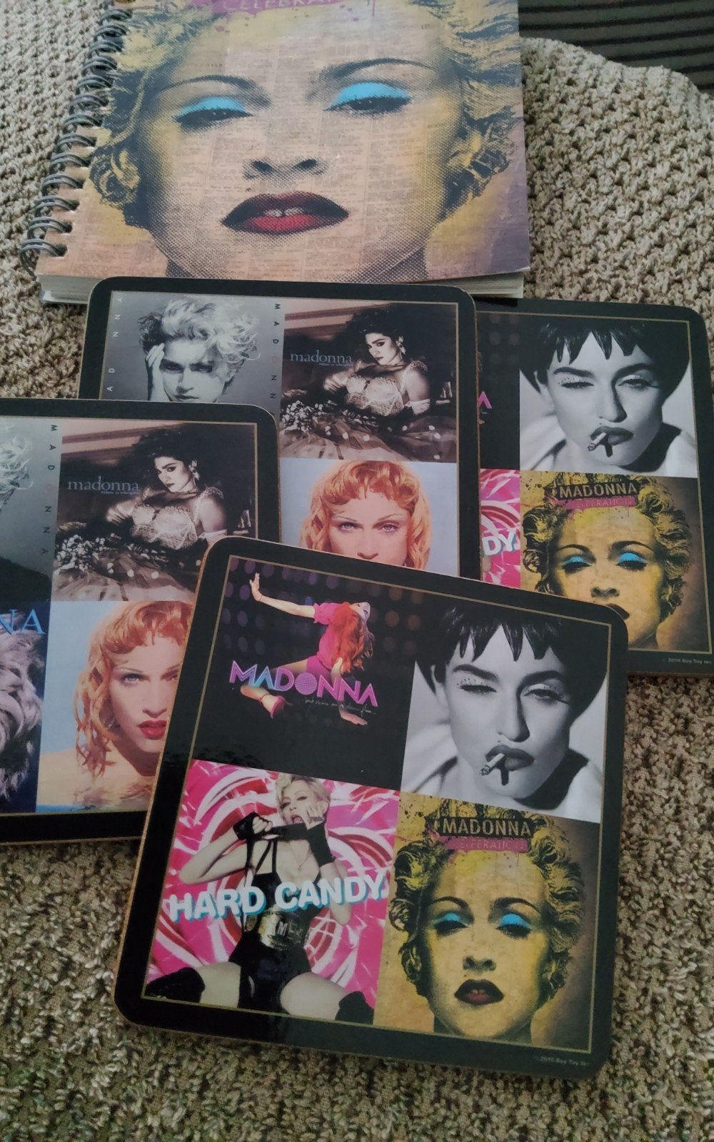 Madonna Officiële Celebration Notebook met onderzetters, Verzenden, Nieuw, Gebruiksvoorwerp