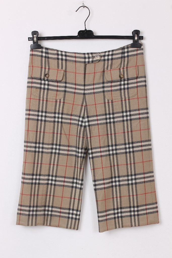 Herfst! Wollen culotte van BURBERRY, Kleding | Dames, Beige, Ophalen of Verzenden, Zo goed als nieuw, Maat 36 (S)