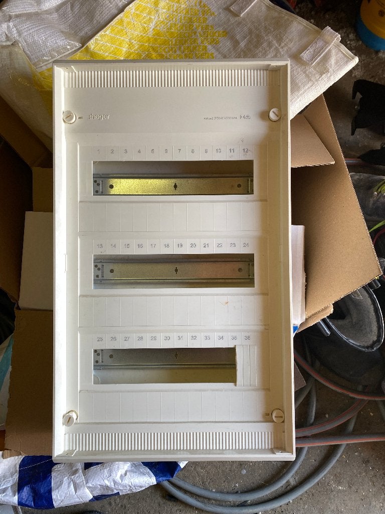 Groepenkast Hager Volta, Doe-het-zelf en Verbouw, Elektra en Kabels, Ophalen of Verzenden, Gebruikt, Hager, Groepenkast