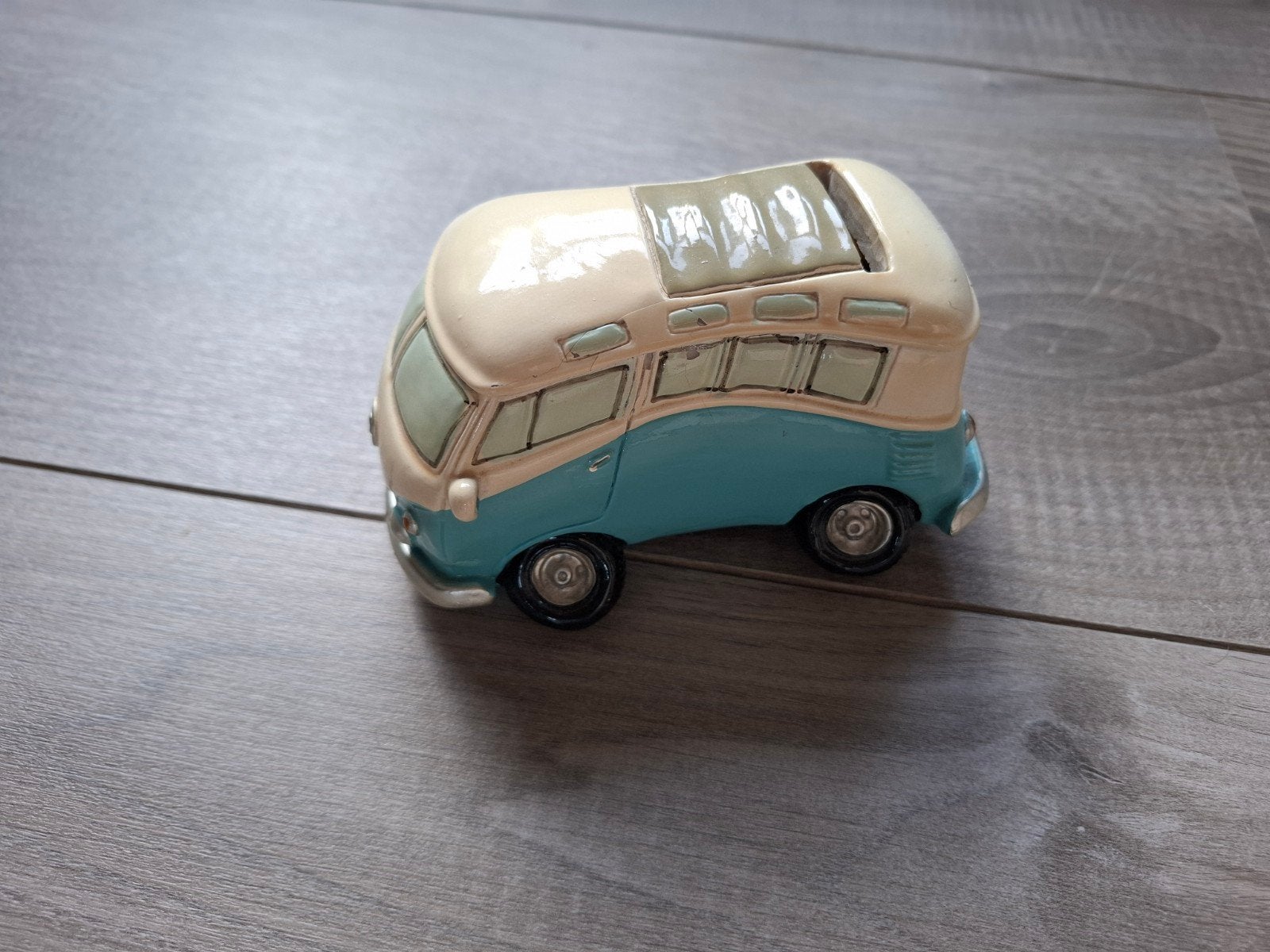 Spaarvarken VW busje - Vintage look, Vintage, Gebruikt, Beige, Ophalen of Verzenden