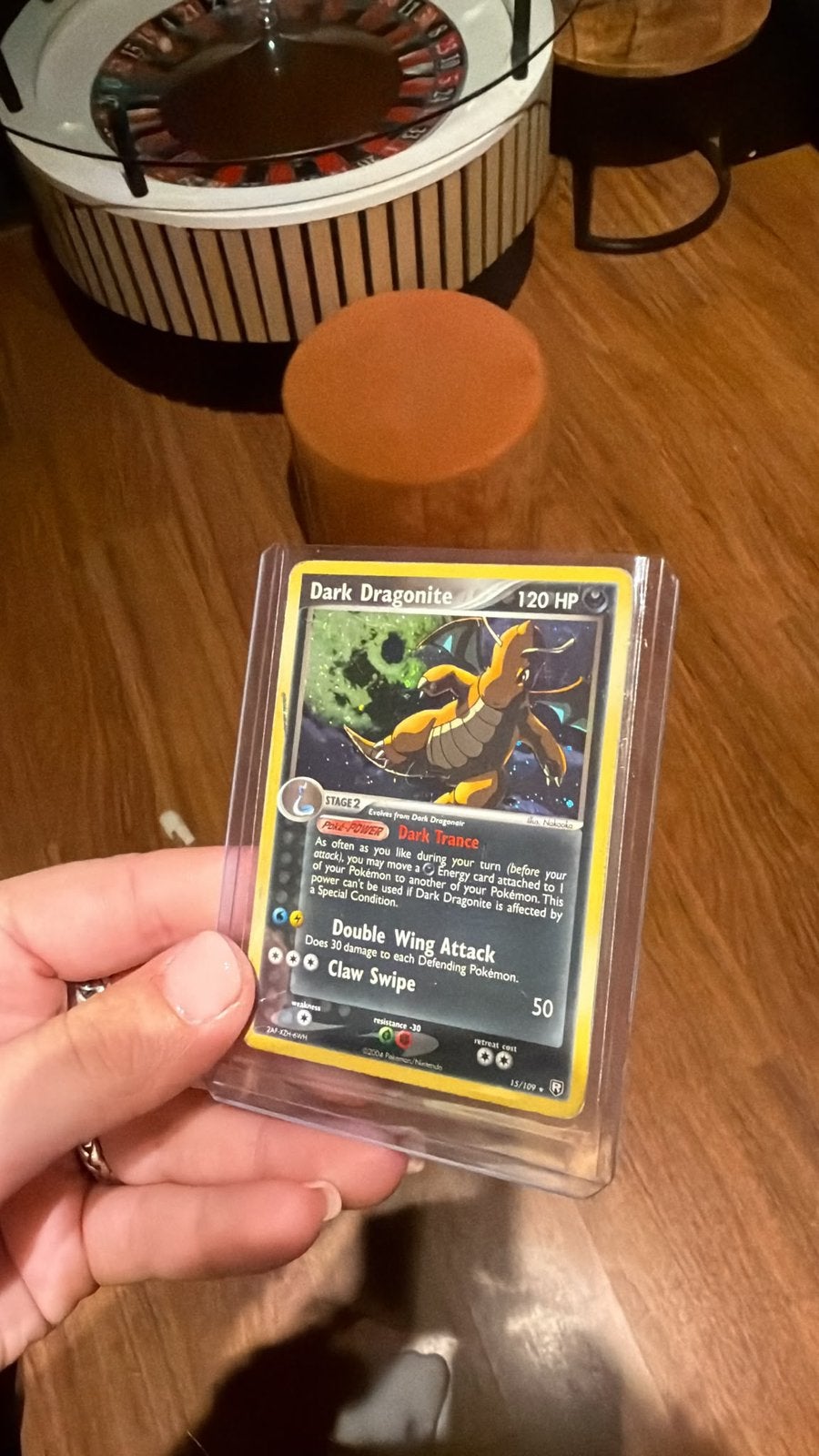 Dark Dragonite Pokemon Kaart 15/109 Holo Rare, Ophalen of Verzenden, Zo goed als nieuw