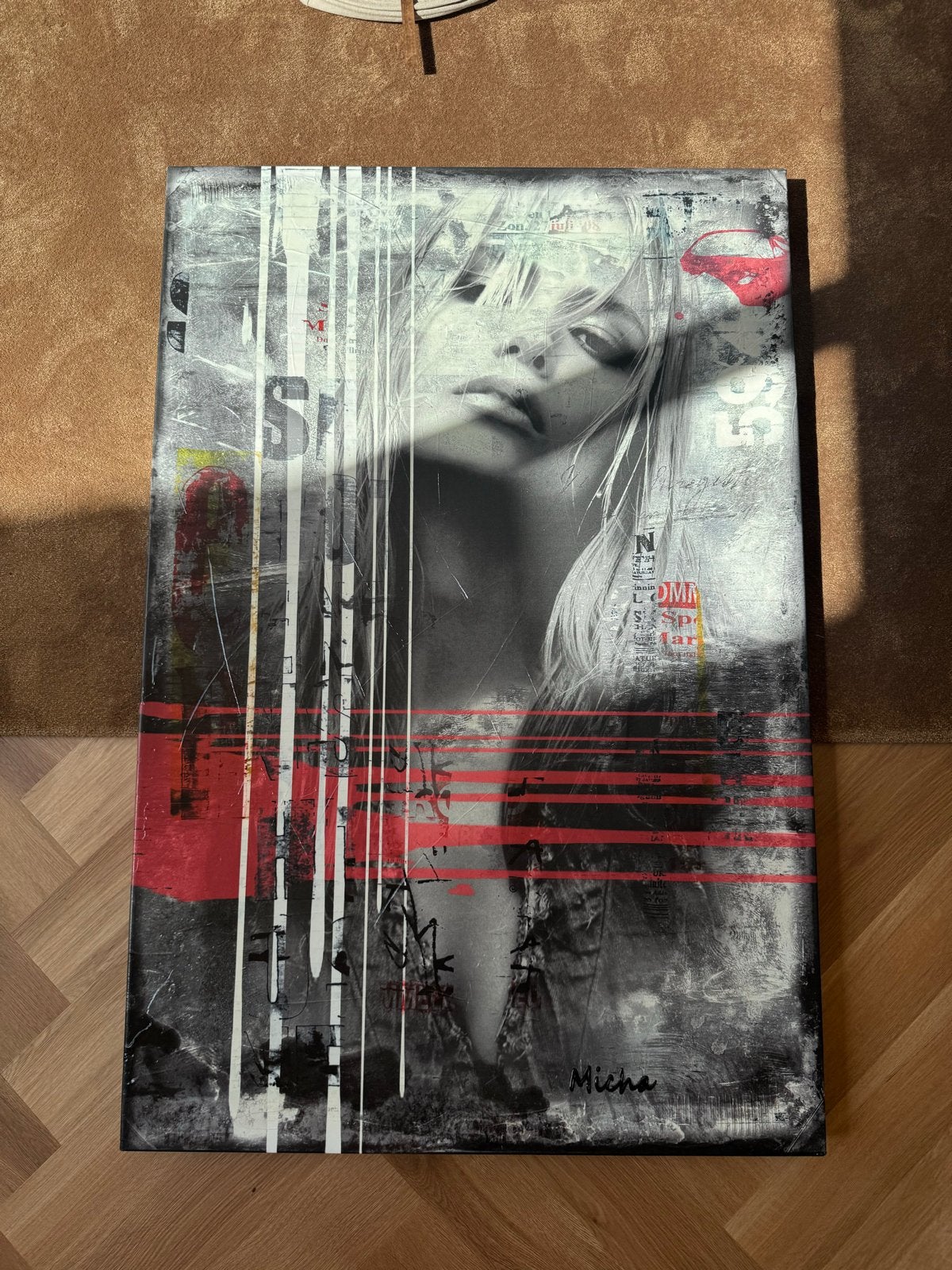 Modern Schilderij 'Passion' van Micha - Gelimiteerde Oplage, Antiek en Kunst, Kunst | Schilderijen | Modern, Portret, Print, Textiel