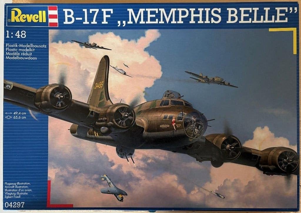 Revell B-17F "Memphis Belle" Model kit. Scale 1:48. Nieuw., Hobby en Vrije tijd, Modelbouw | Vliegtuigen en Helikopters, Revell