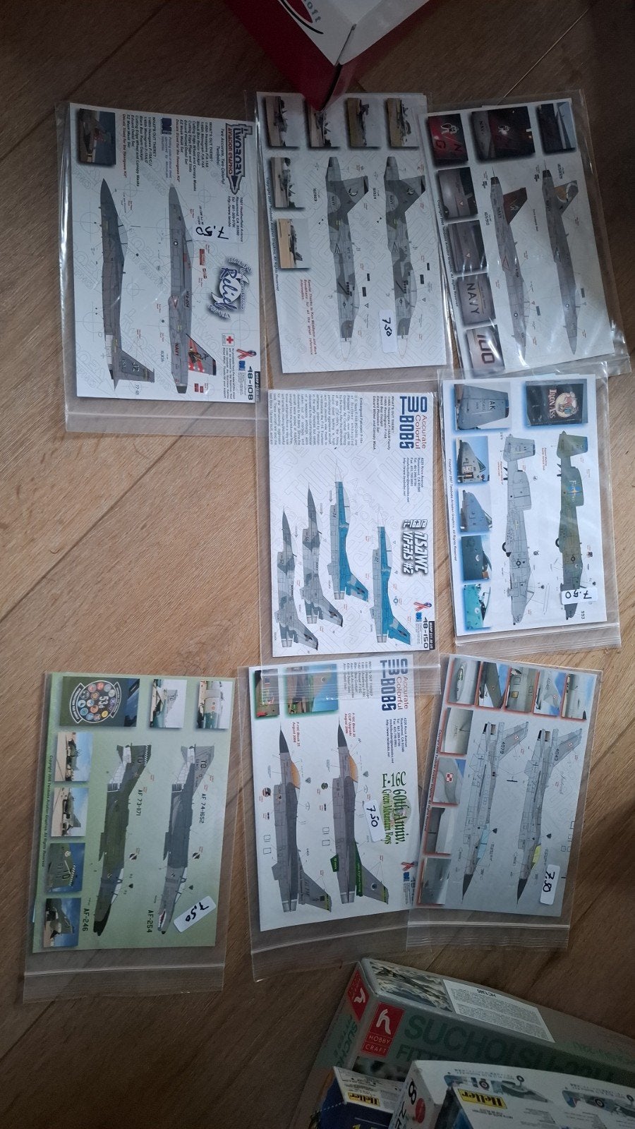 1/48 1/72 Two Bob's F15 F16 F18 A10a decals, Ophalen of Verzenden, Buitenland, Munten