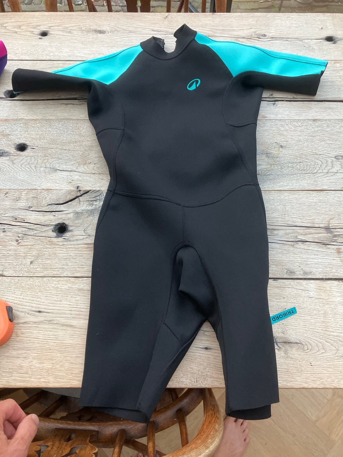 Tribord Neopreen Wetsuit Kinderen 12-13 jaar, Ophalen, Zo goed als nieuw, Zwart, Overige typen