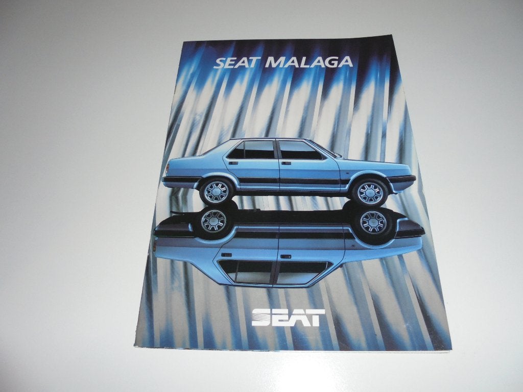 brochure Seat Malaga  1986, Ophalen of Verzenden, Zo goed als nieuw, Overige merken