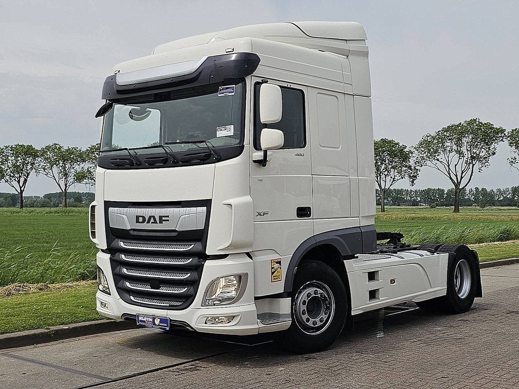 DAF XF 480 space cab, Auto's, Automaat, Euro 6, Wit, Bedrijf