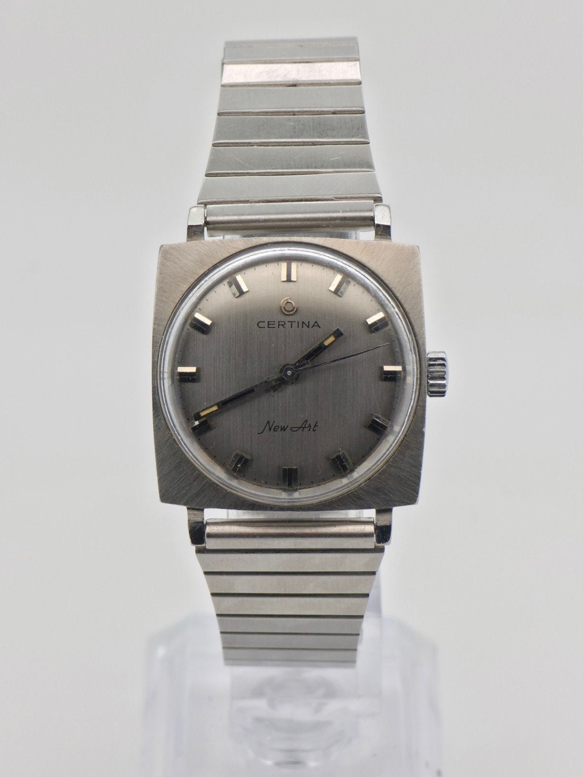 Vintage Certina Horloge New Art – Square Case, Overige merken, Staal, Staal, Polshorloge