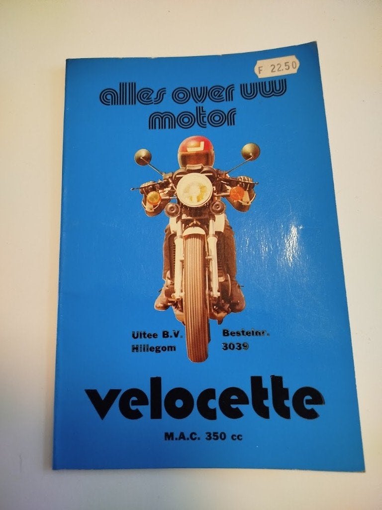 Velocette MAC 350cc Alles over Uw Motor Ultee Hillegom, Ophalen of Verzenden, Overige merken