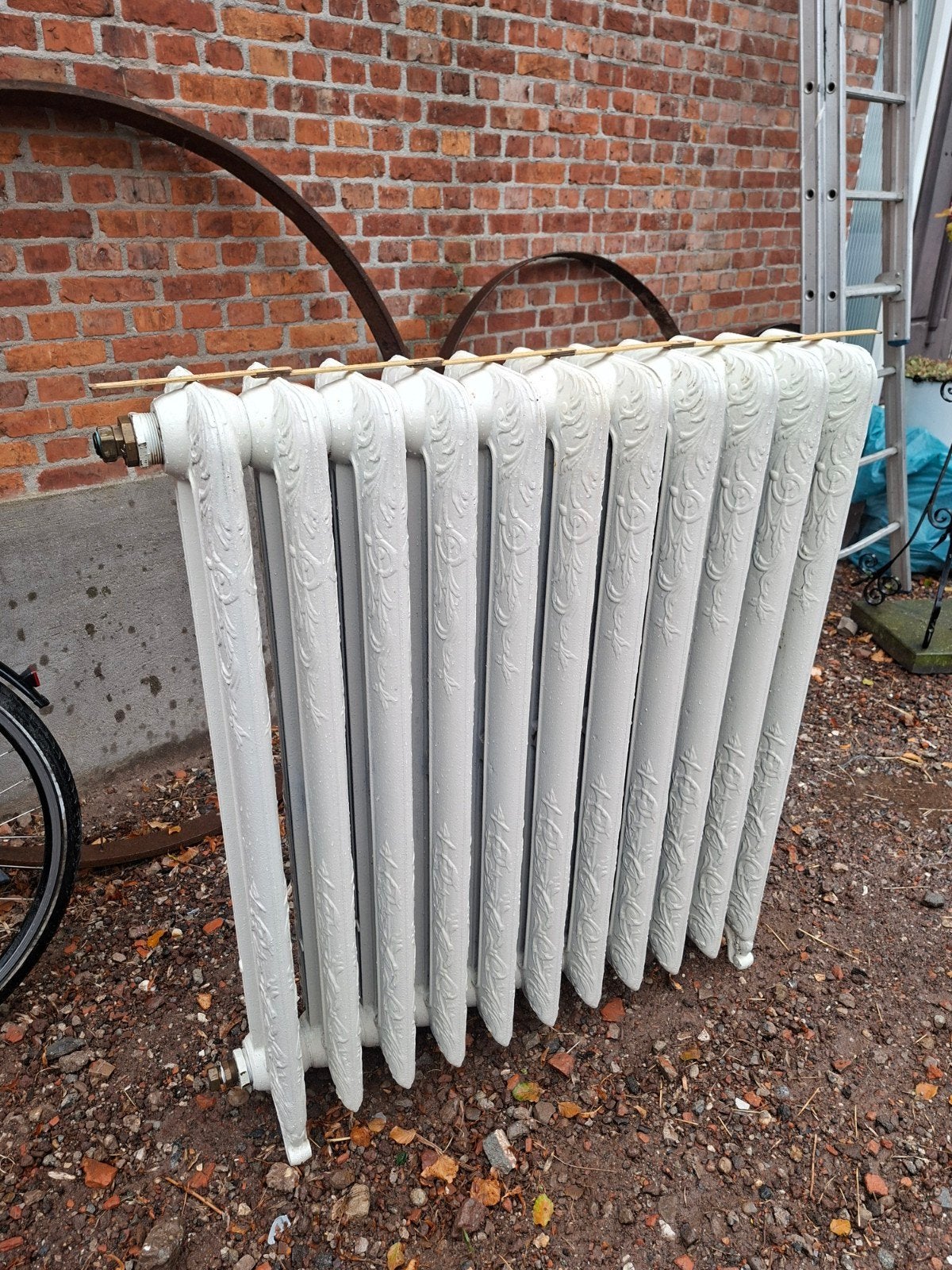 Prachtige antieke gietijzeren radiator, Ophalen, Gebruikt, Radiator, 60 tot 150 cm