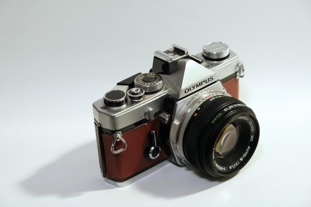 Olympus OM1 MD camera + 50mm/f1.8 Zuiko lens, Ophalen of Verzenden, Zo goed als nieuw, Spiegelreflex, Olympus