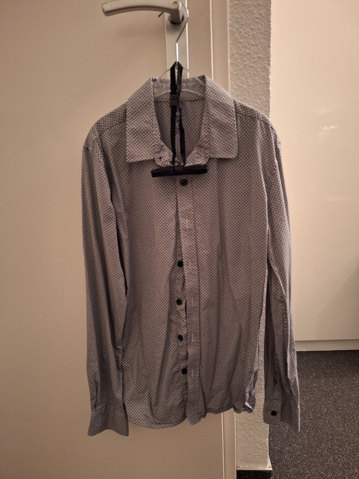 Jongens overhemd maat 158/164, Kinderen en Baby's, Overhemd of Blouse, Ophalen of Verzenden, Zo goed als nieuw, Jongen