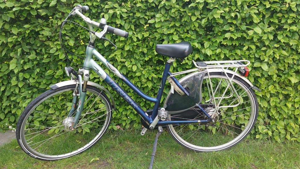 Trek damesfiets, framemaat 50, 8 versnellingen, Gebruikt, 47 tot 50 cm, Trommelrem, Ophalen