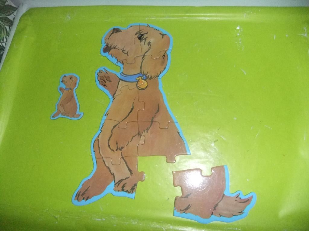 BOERDERIJ DIEREN PUZZEL HOND OPBRENGST VOEDSELBANK!, Ophalen, 10 tot 50 stukjes, Gebruikt