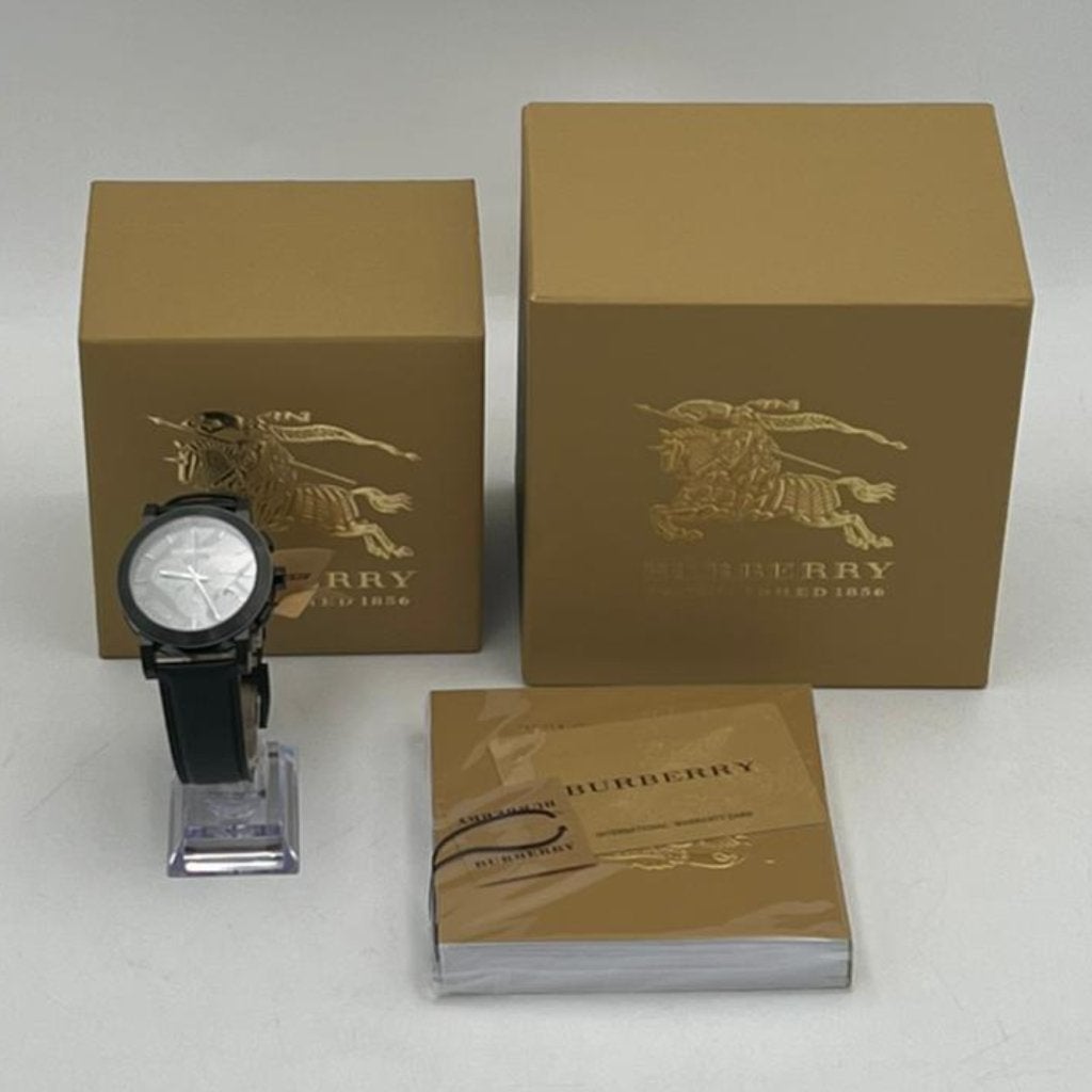 Burberry BU9364 The City Black Chrono Horloge - nieuw, Burberry, Nieuw, https://www.burberry.com/contact-us/, Horseferry House, Horseferry Road, London SW1P 2AW, Verenigd Koninkrijk