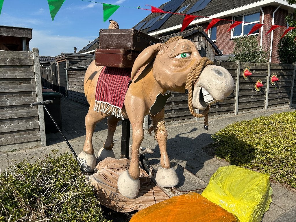Straatversiering/Carnaval Ezels (5 stuks) en Ezelshoofd, Ophalen, Gebruikt, Versiering, Carnaval