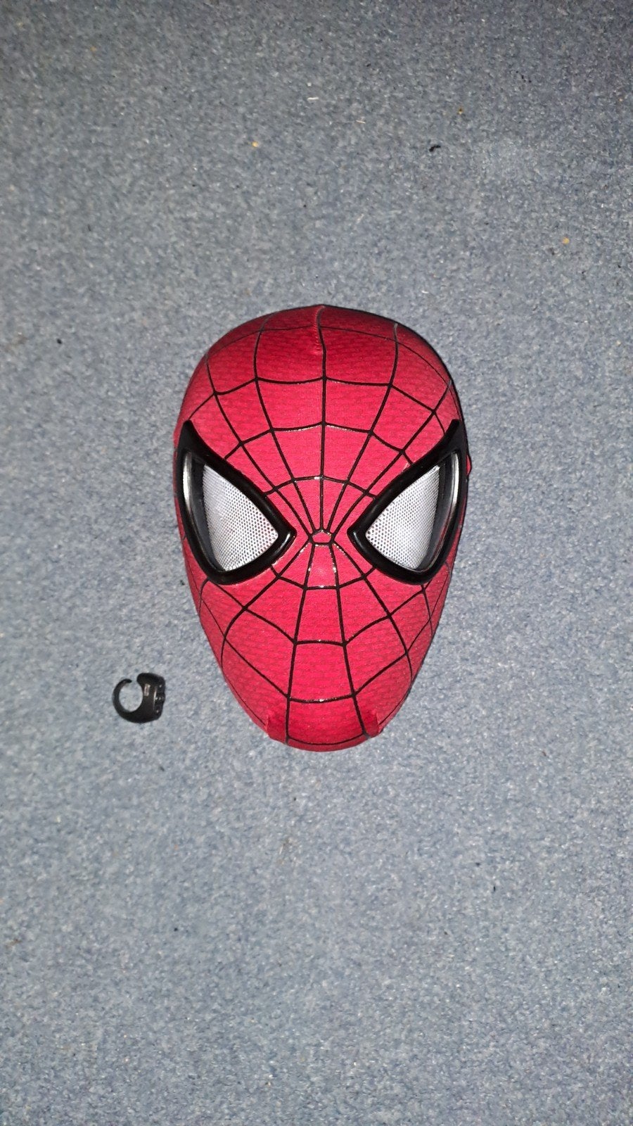 Spider-Man Masker met Afstandsbediening en LEDS, Ophalen of Verzenden, Gebruikt