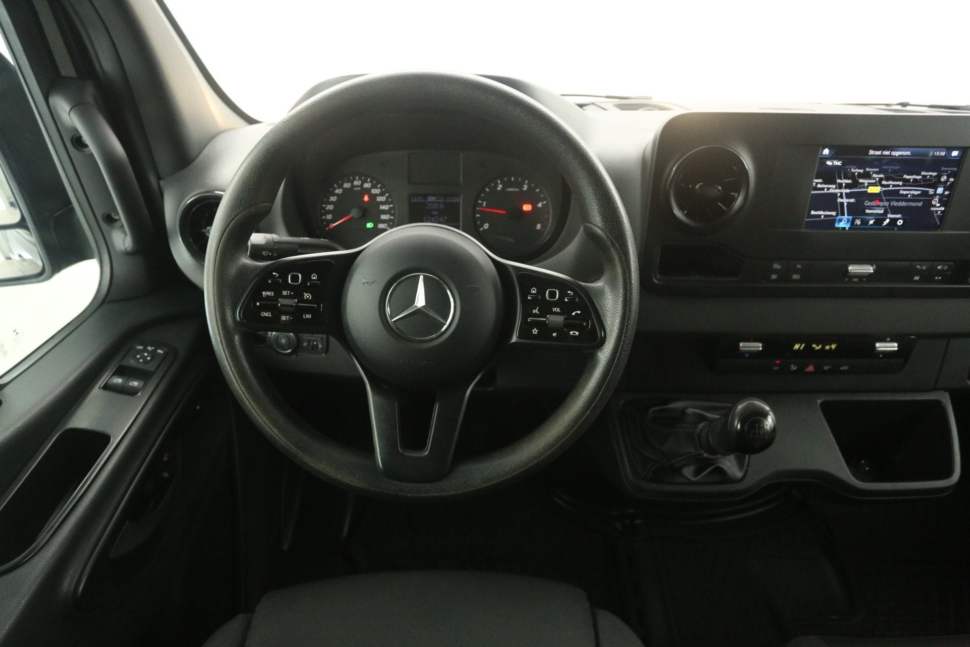 Mercedes-Benz Sprinter 316 2.2 CDI 164PK L2H2 | Airco | Crui, Auto's, Gebruikt, Euro 6, 4 cilinders, Zwart