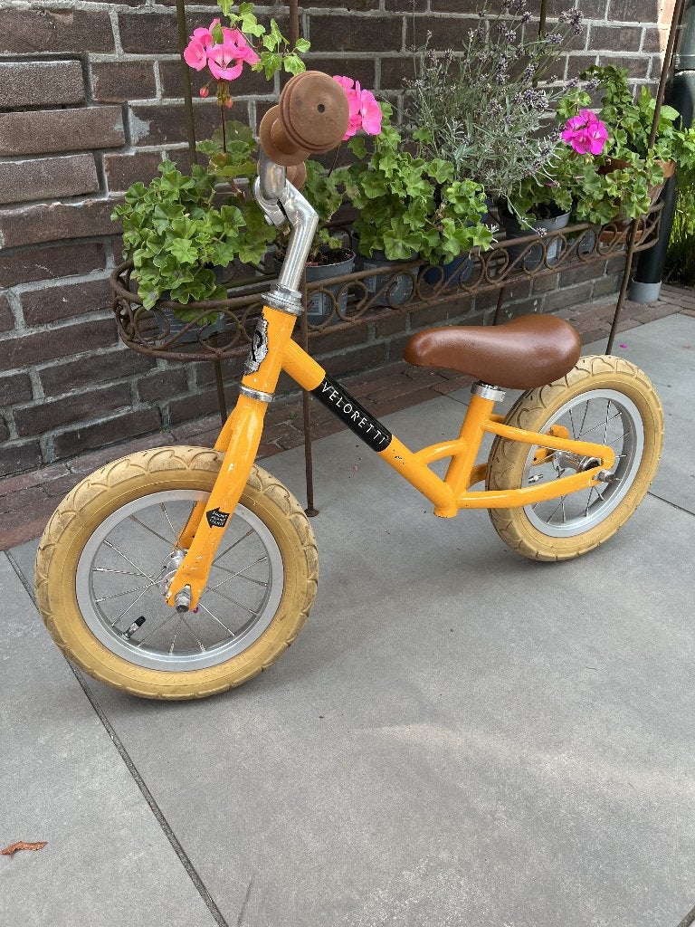 Vrolijke Veloretti loopfiets (Mini Bananarama), Ophalen, Gebruikt, Minder dan 16 inch, Veloretti