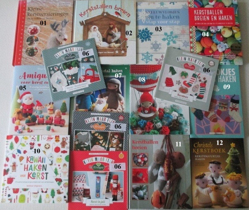 Haakboek,Haken,Breien,Amigurumi,Kerst,Christmas,Kerstballen, Hobby en Vrije tijd, Verzenden, Zo goed als nieuw, Breien of Haken