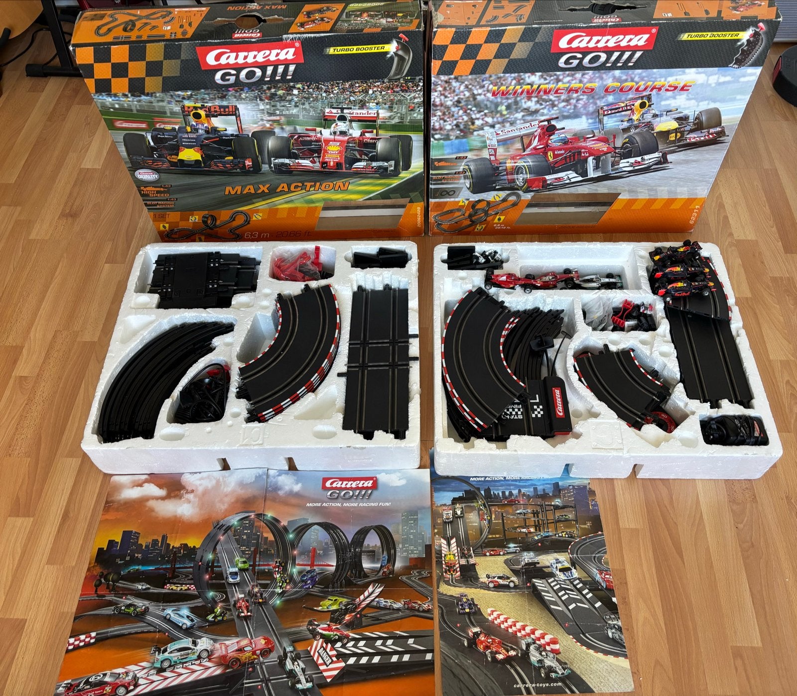 Carrera GO Racebaan Set - 2x, Carrera, Ophalen of Verzenden, Met looping, Elektrisch