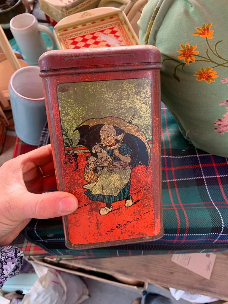 Vintage Bartje blik - Verzamelobject, Verzamelen, Blikken, Ophalen of Verzenden, Gebruikt, Overige, Overige merken