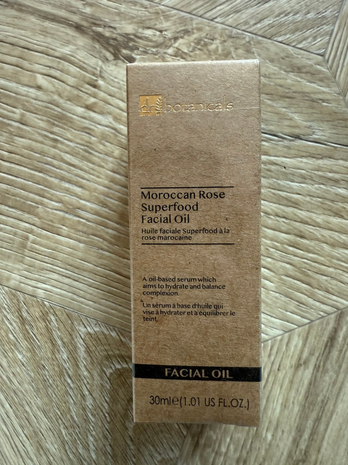 Dr botanicals moroccan rose superfood face oil, Ophalen of Verzenden, Zo goed als nieuw, Gehele gezicht, Verzorging