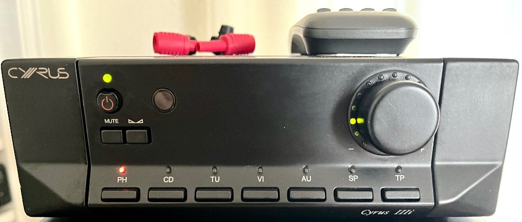 Cyrus 3i / IIIi versterker met MM Phono en Cyrus AB ! LEES, Audio, Tv en Foto, Ophalen, Gebruikt, Overige merken