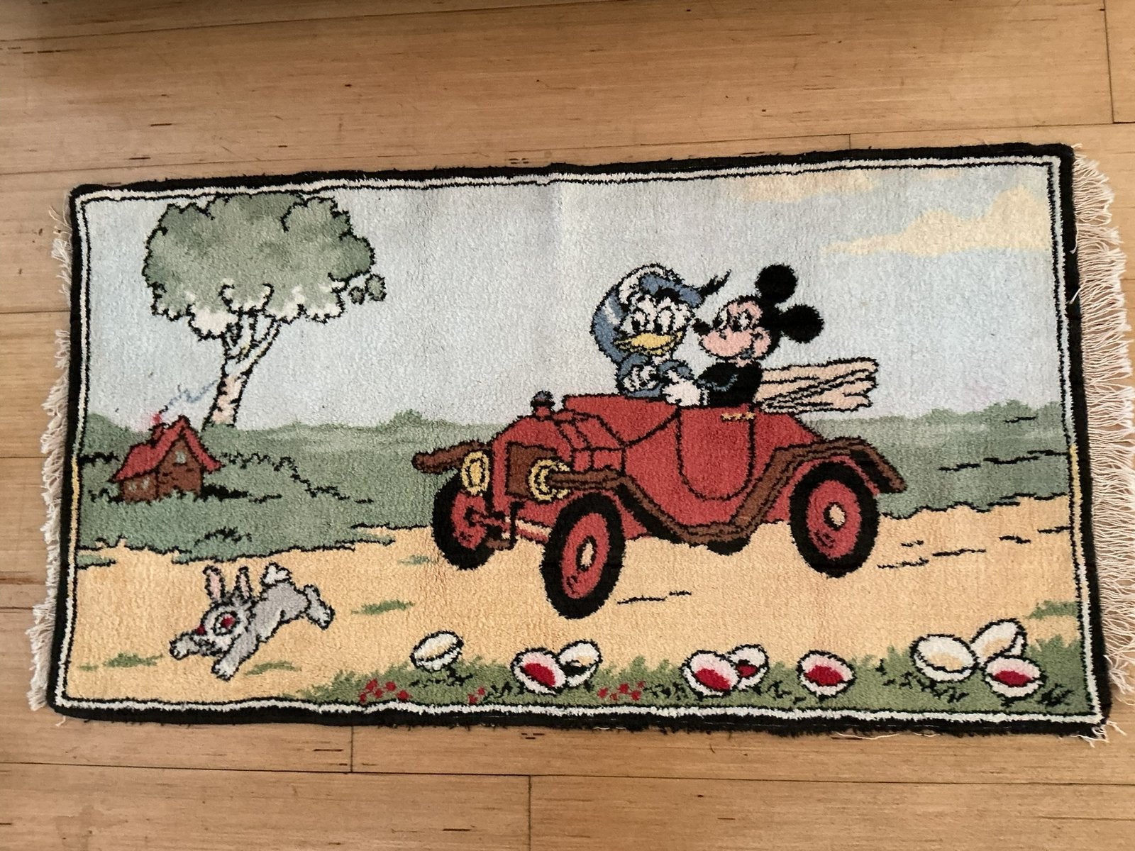 Disney Vintage kleedje jaren 50, Kinderen en Baby's, Overige merken, Verzenden, Overige kleuren, Kleed of Kussen