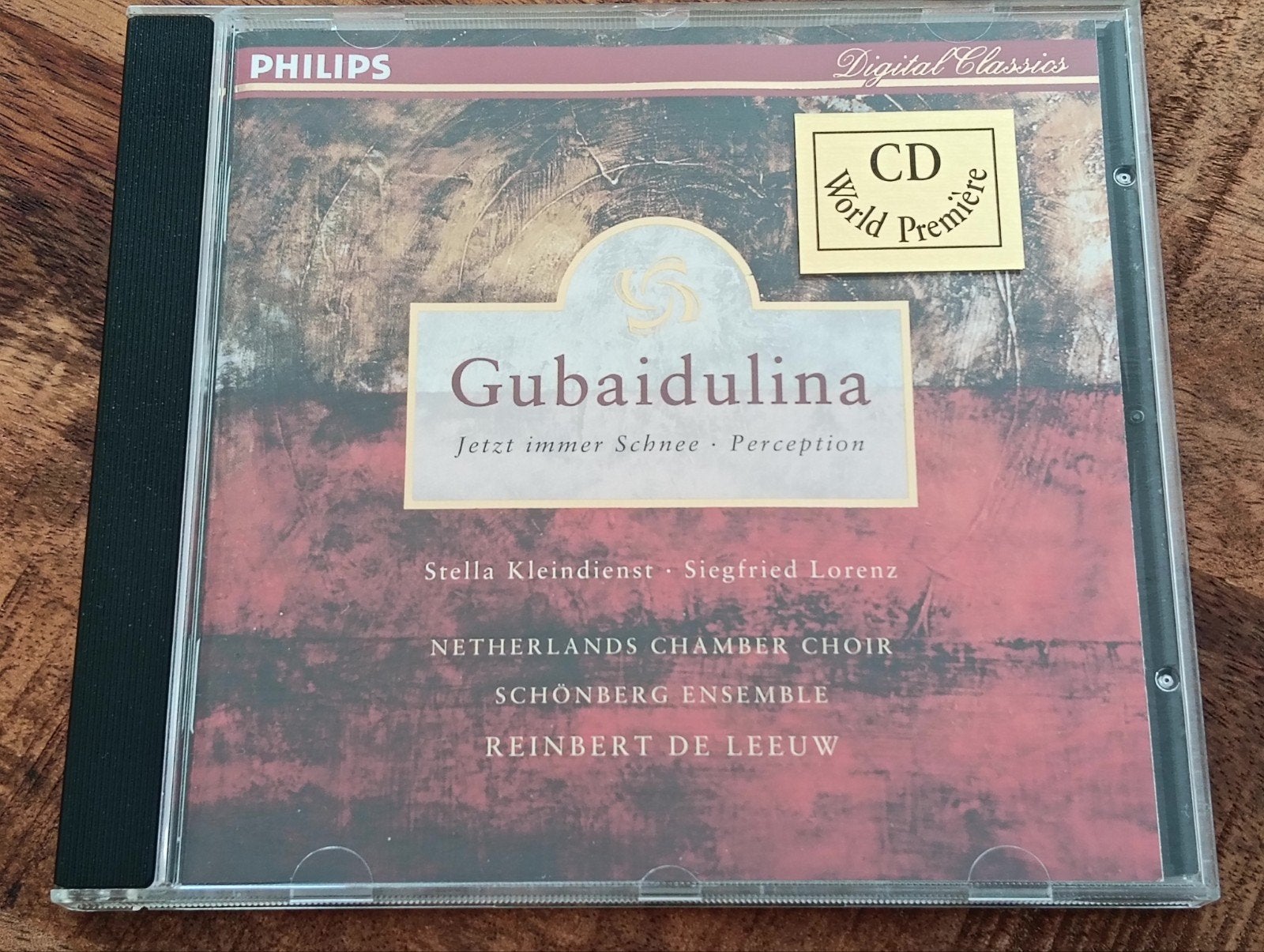 Gubaidulina - Jetzt immer Schnee / Perception CD, Overige componisten, Modernisme tot heden, Ophalen of Verzenden, Zo goed als nieuw