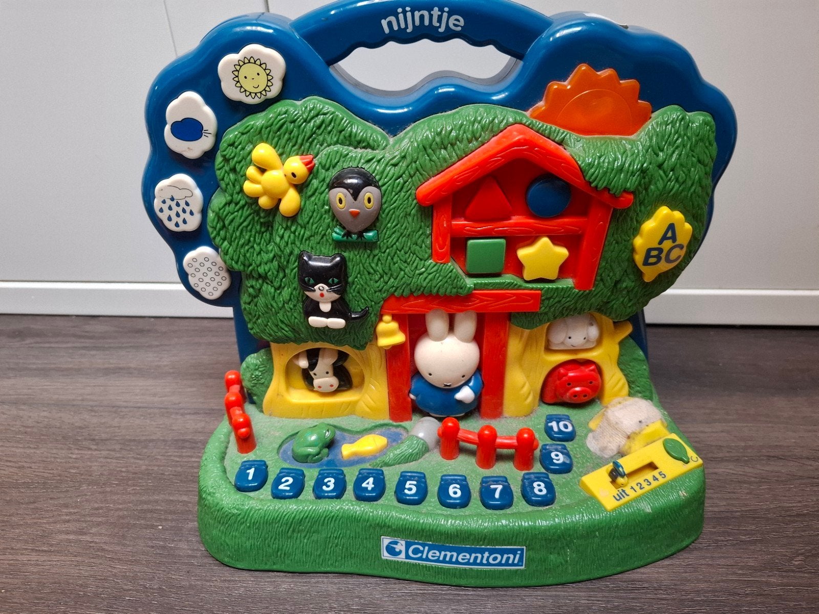 Nijntje Clementoni Speelhuisje met geluid en licht, Ophalen of Verzenden, Gebruikt, Overige typen, Met licht