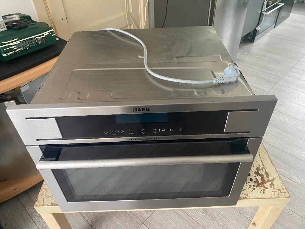 AEG inbouw oven/magnetron ...., Witgoed en Apparatuur, Magnetrons, Ophalen, Zo goed als nieuw, Oven, Inbouw