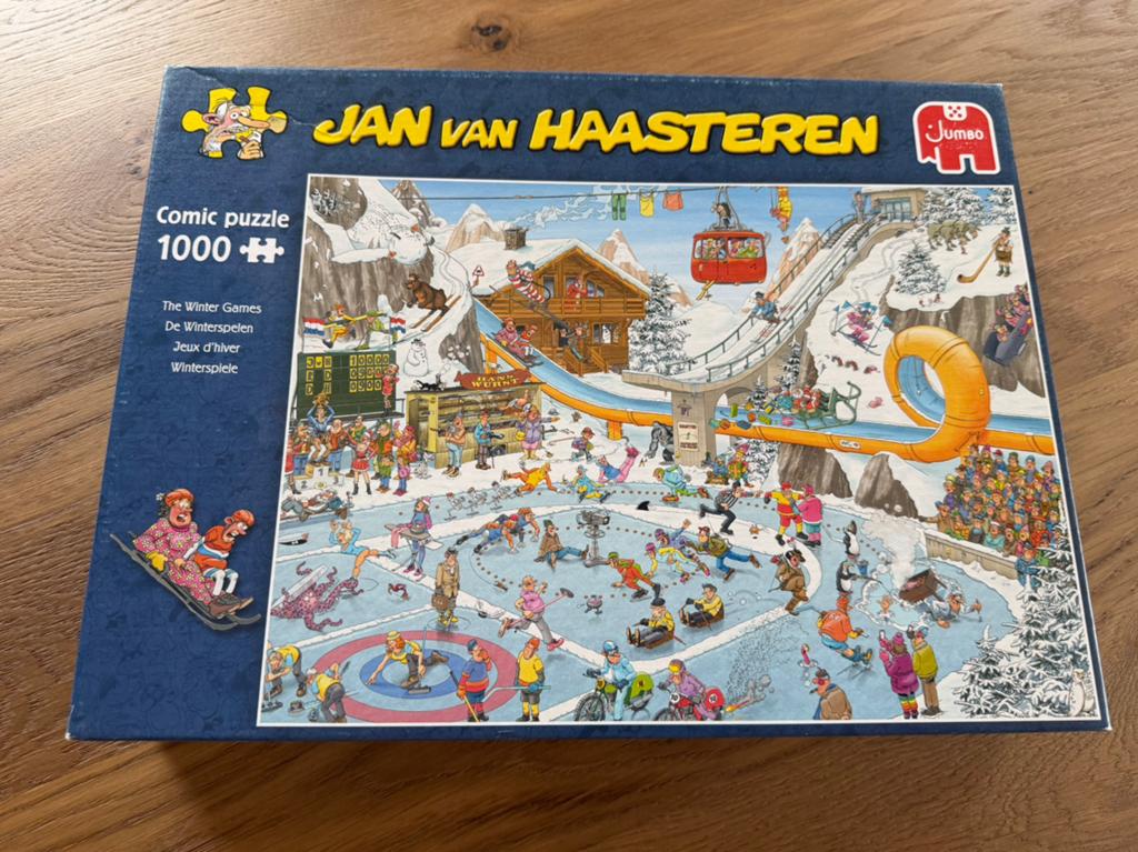 Jan van Haasteren de winterspelen, Ophalen of Verzenden, 500 t/m 1500 stukjes, Nieuw, Legpuzzel