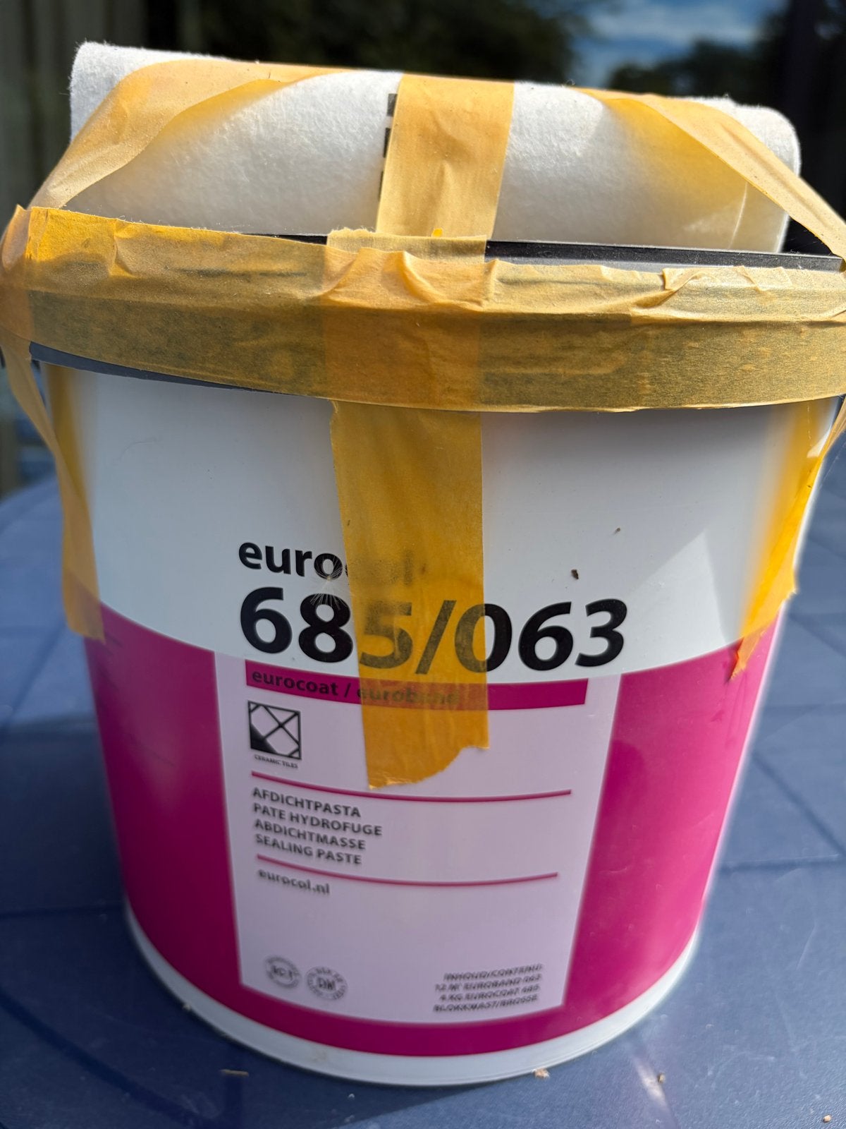 Eurocol 685/063 Eurocoat Afdichtpasta - Kimband, Doe-het-zelf en Verbouw, Ophalen, Zo goed als nieuw, Overige materialen, Vloerisolatie
