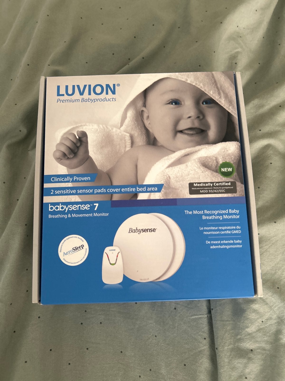 Luvion Babysense 7 Ademhalingsmonitor, Kinderen en Baby's, Verzenden, Nieuw, Minder dan 100 meter
