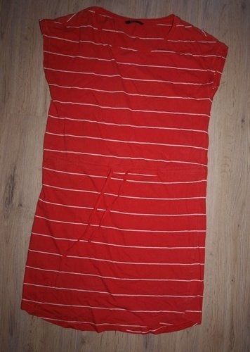 Rood Wit Gestreepte Jurk Only (M), Maat 38/40 (M), Only, Ophalen of Verzenden, Knielengte