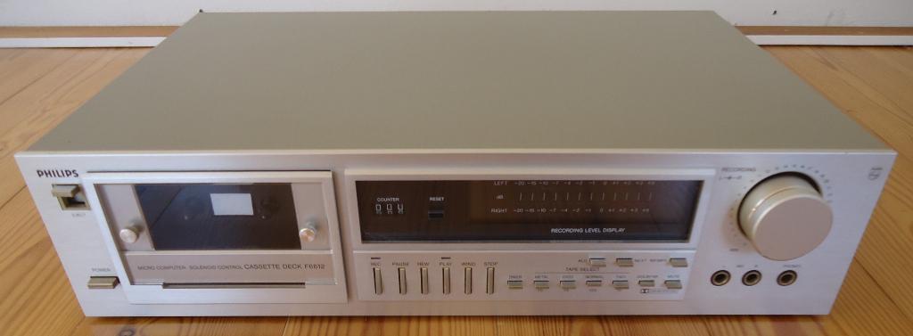 philips f6612 cassettedeck 6612, Ophalen, Enkel, Philips, Tiptoetsen