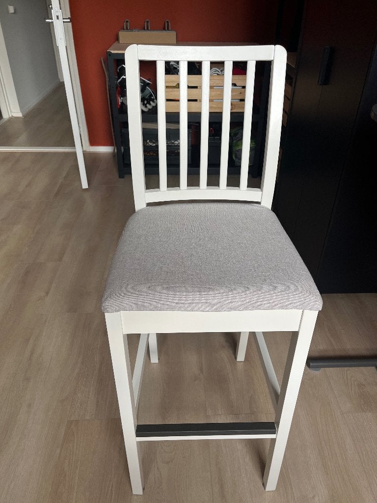 1x Barkruk • IKEA EKEDALEN • gloednieuw, Ophalen, Wit, Nieuw, Stof