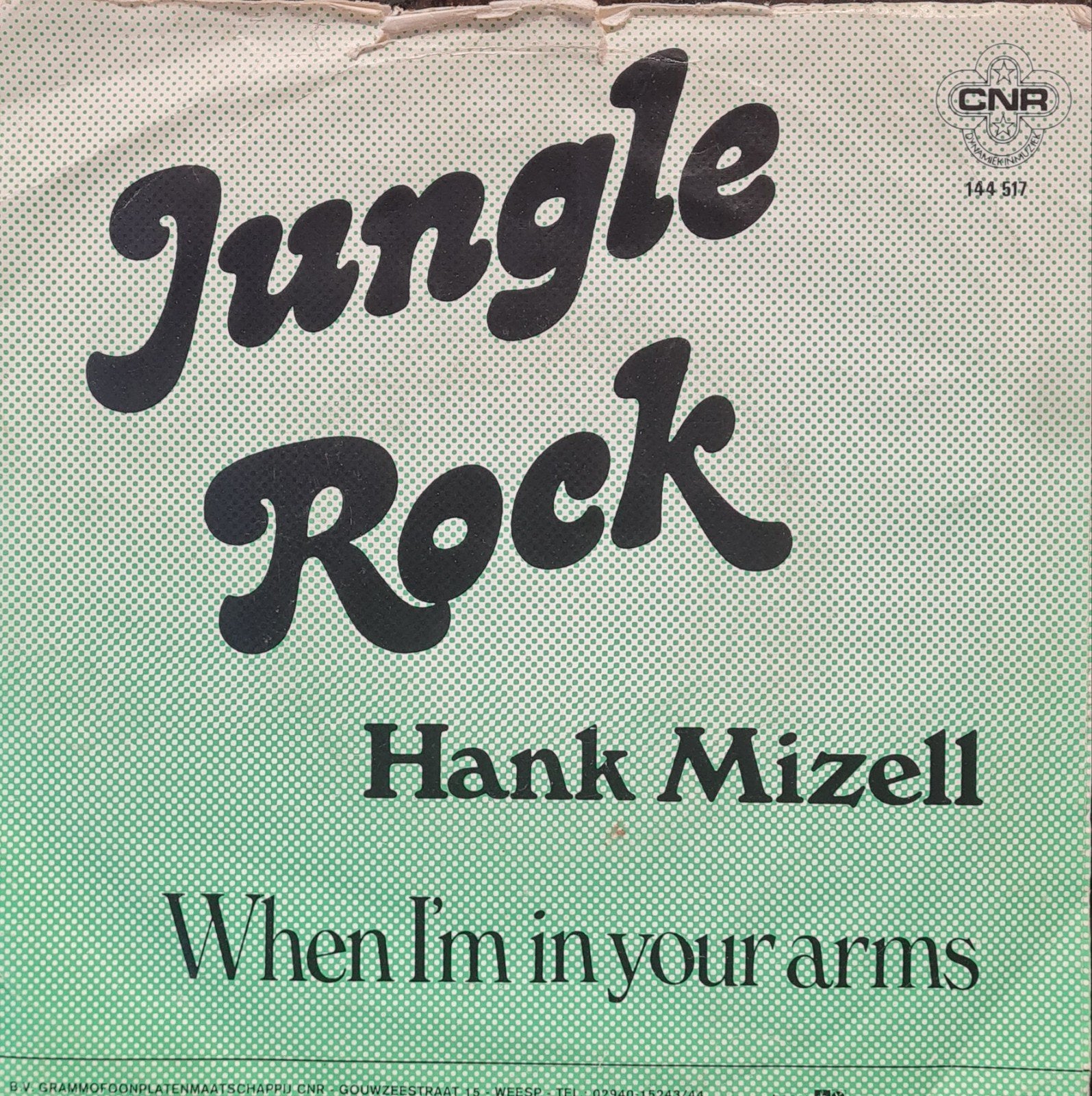 HANK MIZELL - JUNGLE ROCK (HOES BESCHADIGD), Ophalen of Verzenden, Gebruikt