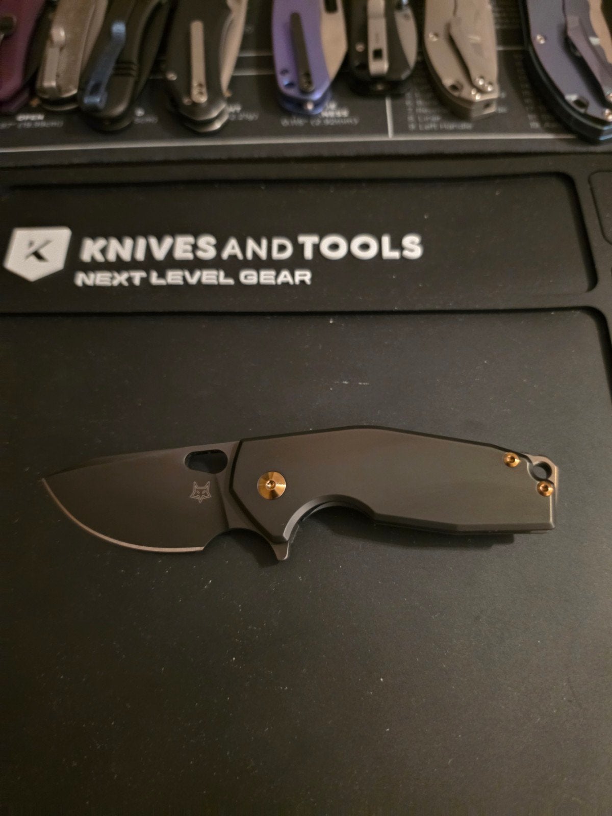 FOX Knives Suru FX-526-TIBB, M390 Black PVD titanium, Caravans en Kamperen, Ophalen of Verzenden, Nieuw