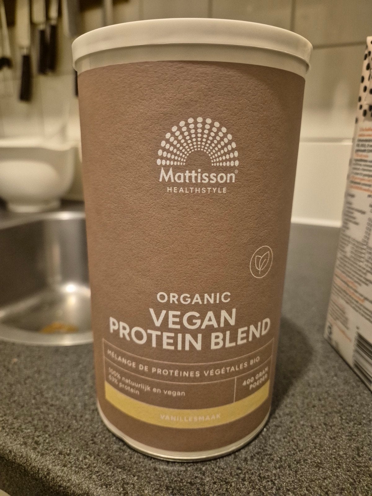 Mattisson Healthstyle Vegan Proteïne Poeder Vanille, Sport en Fitness, Gezondheidsproducten en Wellness, Ophalen of Verzenden