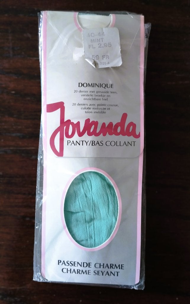 Vintage Mint Jovanda Panty's, 20 Denier, Maat: 40-44, Kleding | Dames, Leggings, Maillots en Panty's, Blauw, Nieuw, Maat 40/42 (M)