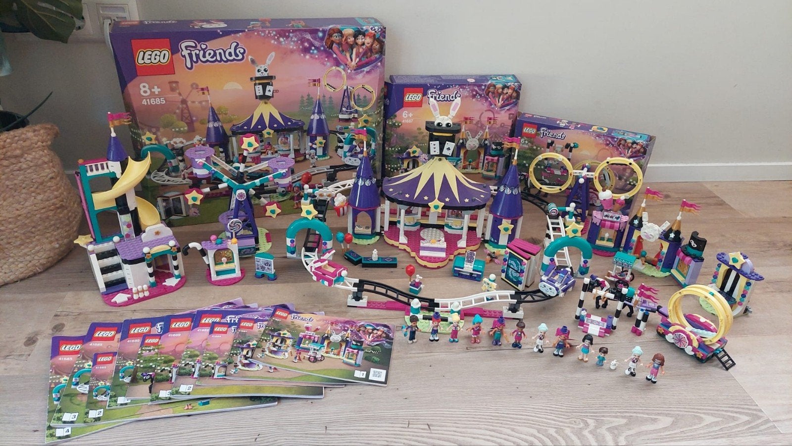 Lego friends circus 4 sets 41685, 41686, 41687 en 41689, Ophalen, Gebruikt, Lego